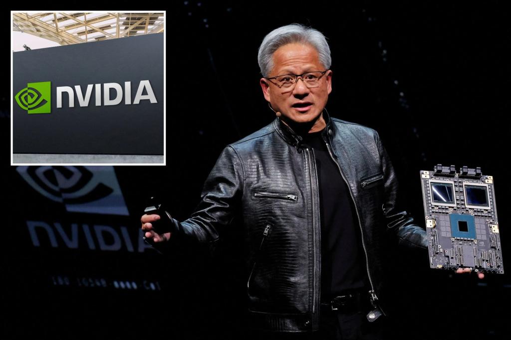 Nvidia shares fall despite chip giant's upbeat outlook: 'Age of AI is in full steam'