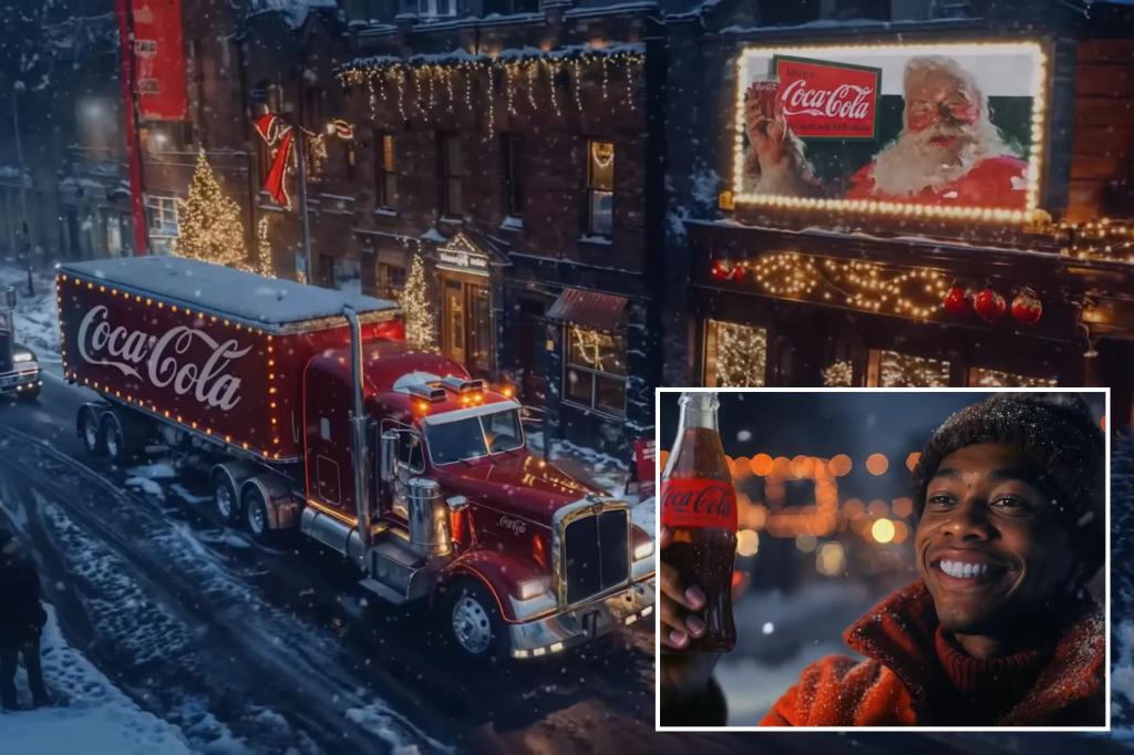 Coca-Cola Responds to Backlash to AI-Generated Christmas Ad: 'horrible dystopian nightmare'